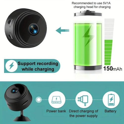 1080P HD WiFi Surveillance Camera | Night Vision, Motion Detection & Two-Way Audio